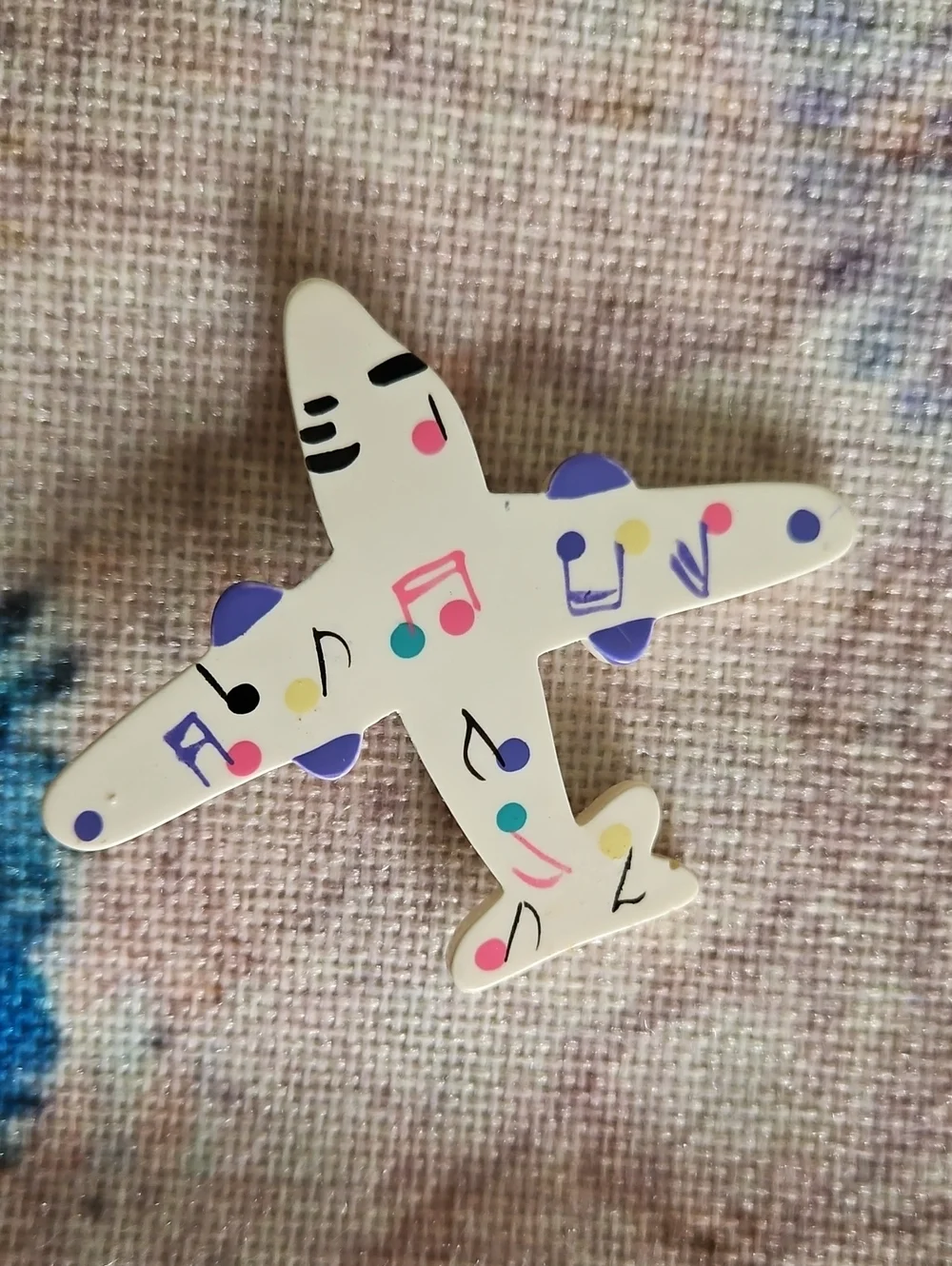 Vintage Airplane Brooch